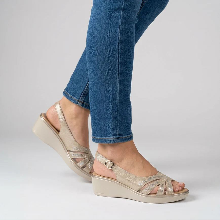 SANDREE - Sandalias cómodas para mujer