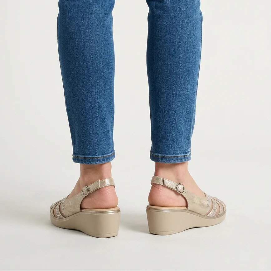 SANDREE - Sandalias cómodas para mujer