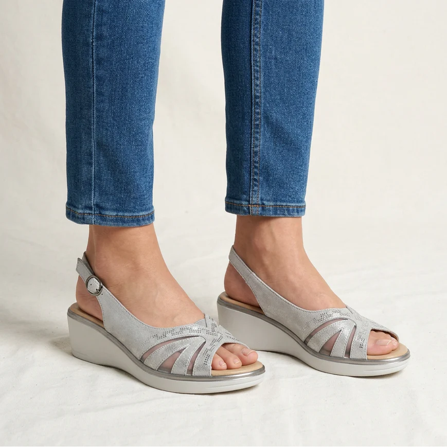 SANDREE - Sandalias cómodas para mujer