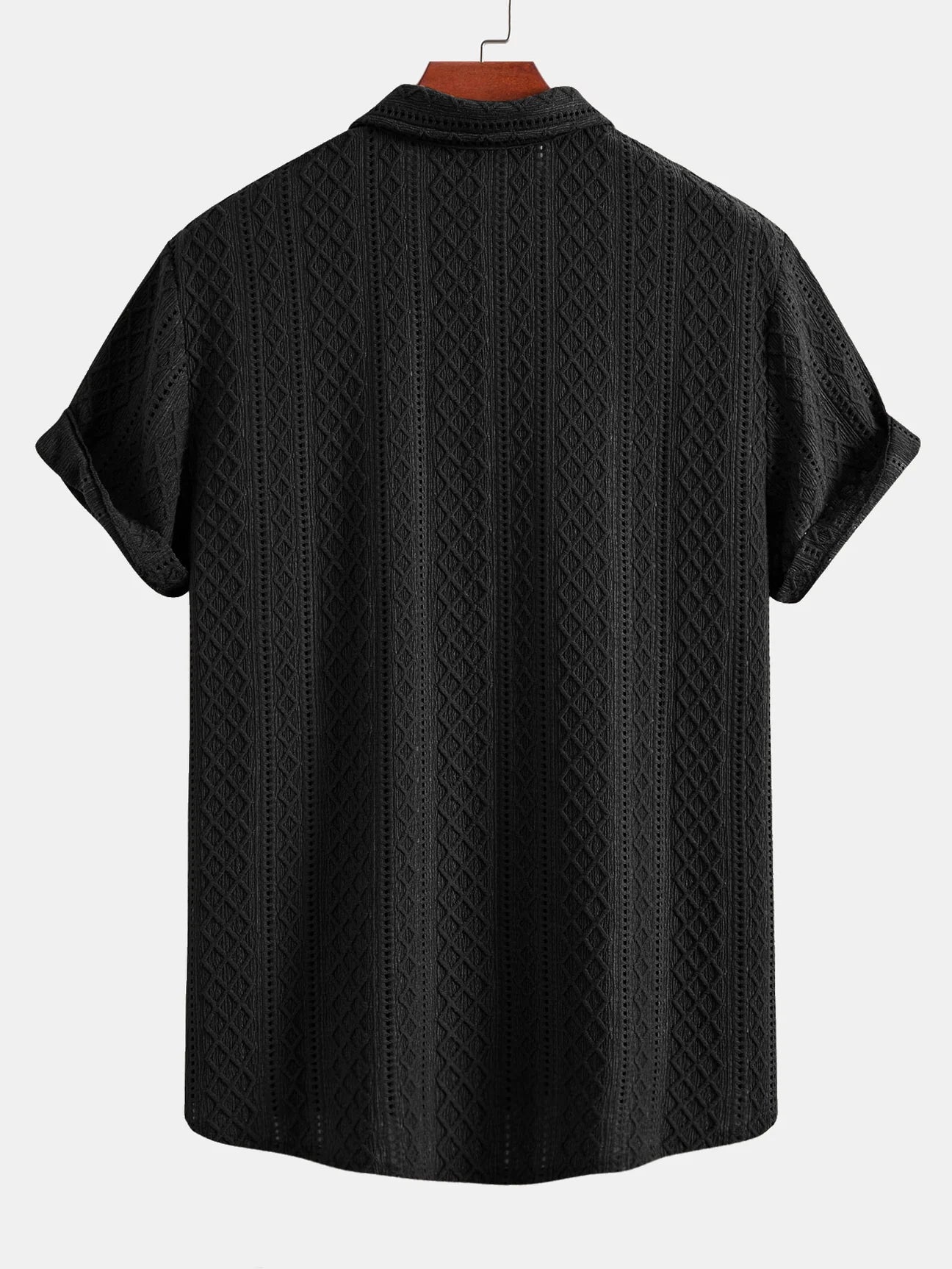 Conjunto premiun Geometrico de camisa y pantalon recto