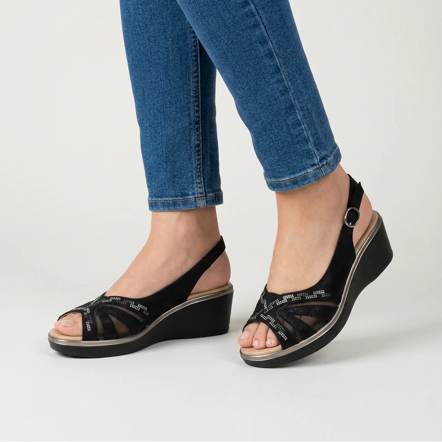 SANDREE - Sandalias cómodas para mujer