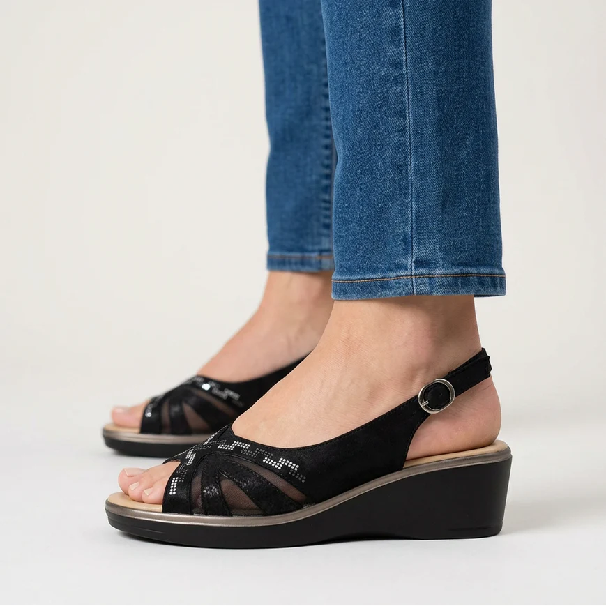 SANDREE - Sandalias cómodas para mujer