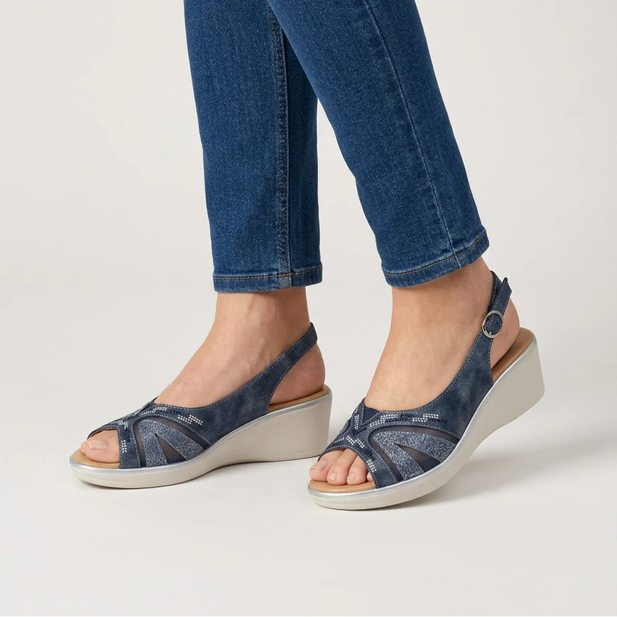 SANDREE - Sandalias cómodas para mujer