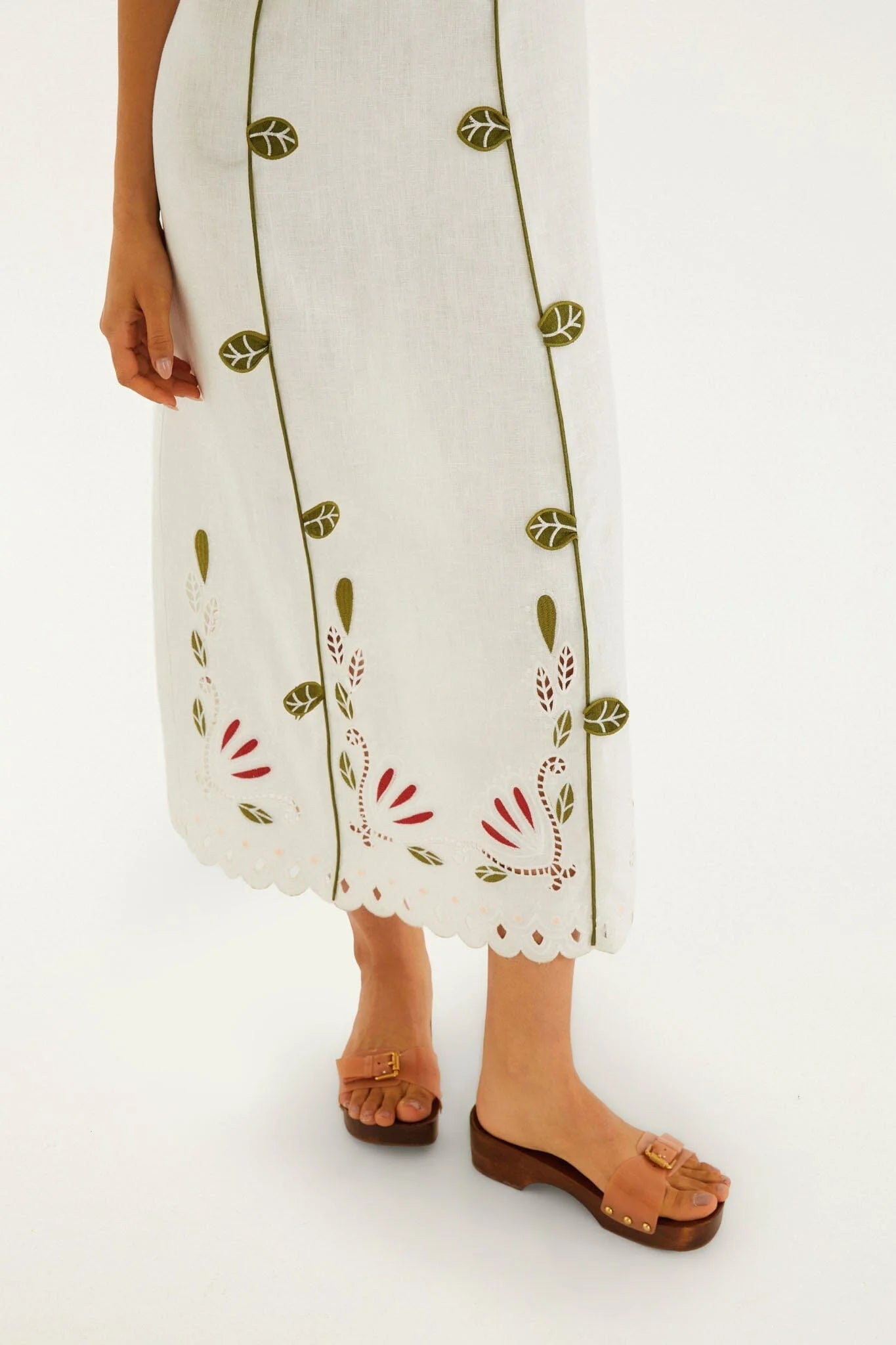 Vestido blanco Richelieu
