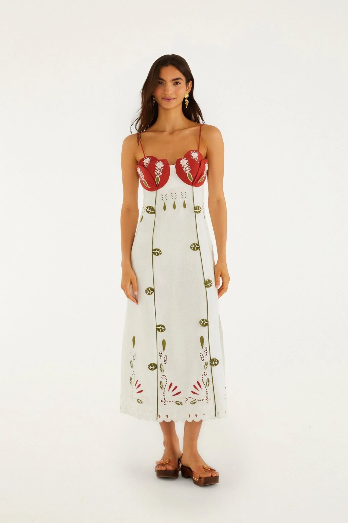 Vestido blanco Richelieu