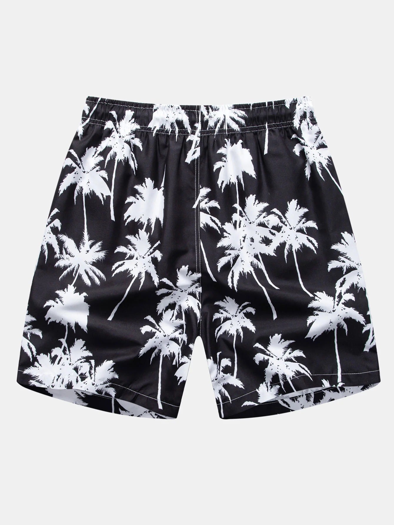 Pantalones cortos de natación con estampado de palmera