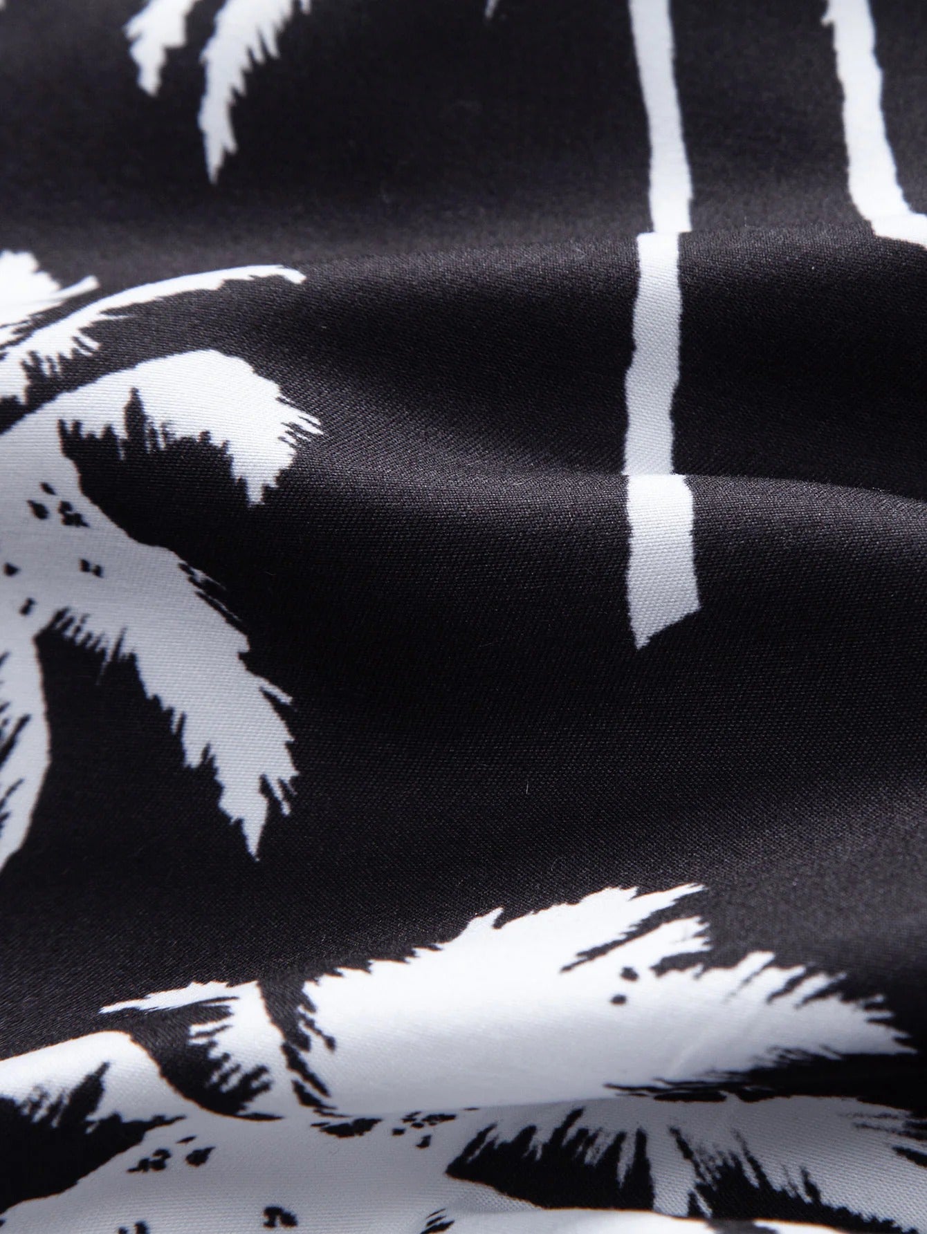 Pantalones cortos de natación con estampado de palmera